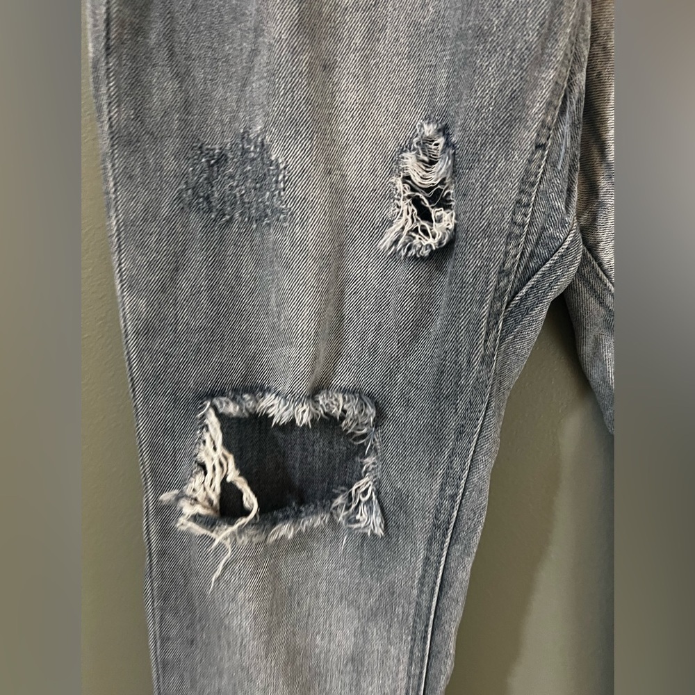 Vintage Havana distressed pull on elastic waist denim size small - Picture 3 of 8
